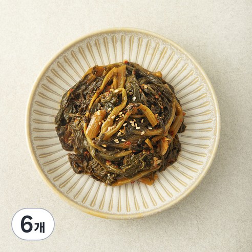 집반찬연구소 시래기 된장지짐, 90g, 6개