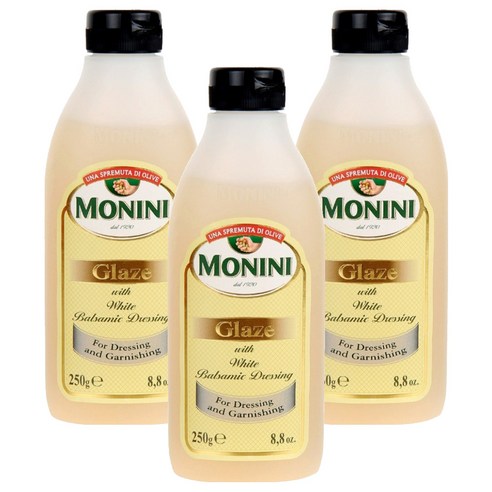 모니니 화이트 발사믹 글레이즈, 250g, 3개