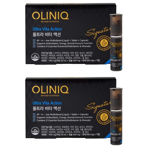 올리닉 울트라 비타 액션 올인원 시그니처, 7회분, 2개