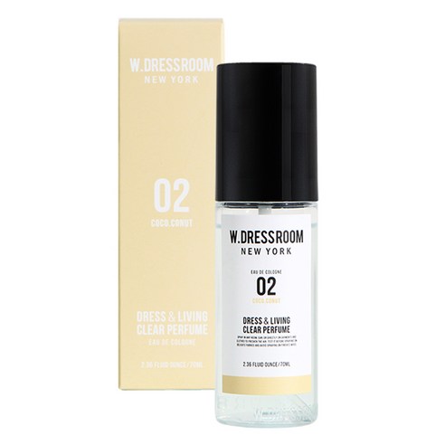 더블유드레스룸 드레스퍼퓸, No 02 코코코넛, 70ml, 1개
