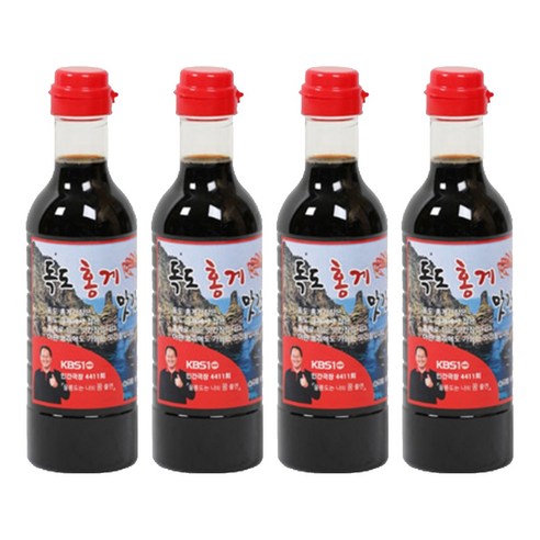 울릉도홍가네식품 독도 홍게 맛간장, 520g, 4개