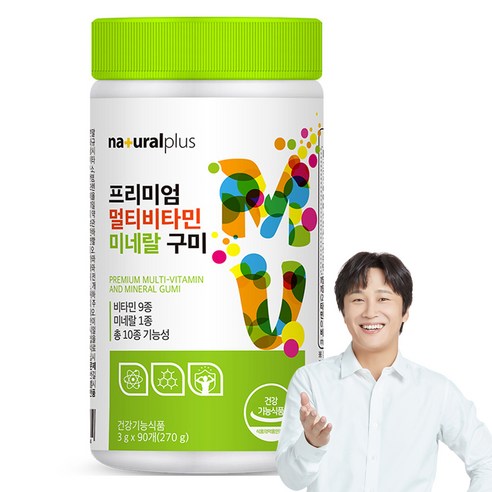 내츄럴플러스 프리미엄 멀티비타민 구미 270g, 90정, 1개