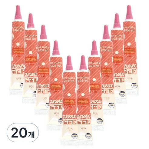상상앤드 디유 데코펜 핑크, 20g, 20개