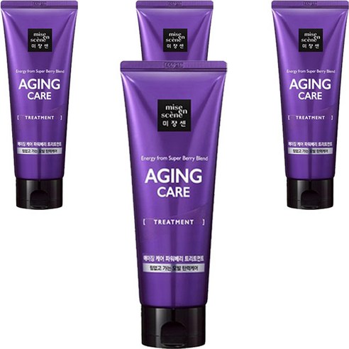 미쟝센 에이징케어 파워베리 트리트먼트, 4개, 180ml