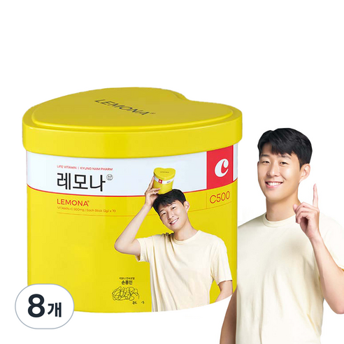 경남제약 레모나 산 손흥민 에디션, 140g, 8개