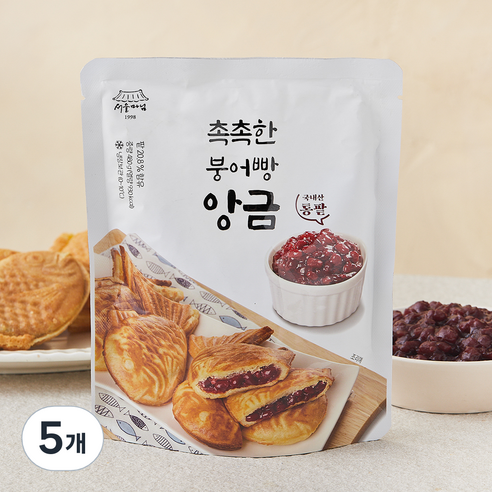 서울마님 촉촉한 붕어빵 앙금, 480g, 5개