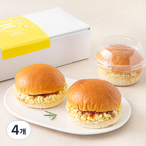 이엘후레쉬 에그듬뿍브리오슈 샌드위치 3개입, 450g, 4개