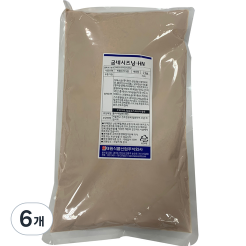 태원 굽네시즈닝 HN, 6개, 2kg