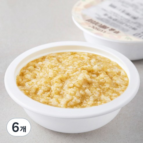 루솔 2단계 7~9개월 바나나 단호박죽 이유식 210, 혼합맛(바나나/단호박), 180g, 6개