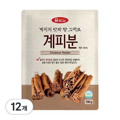움트리 계피분, 100g, 12개