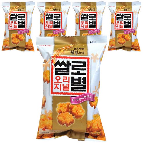 롯데제과 쌀로별 오리지널, 78g, 5개
