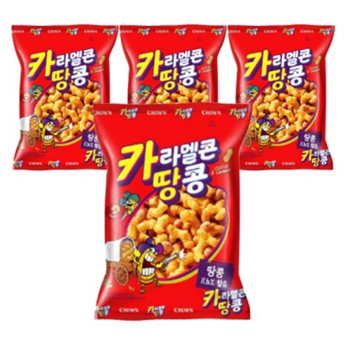 크라운 카라멜콘 땅콩