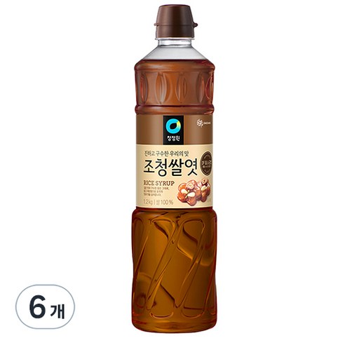 청정원 조청쌀엿, 1.2kg, 6개