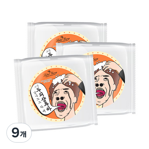 라벨영 쇼킹 두피 샴푸바, 90g, 9개