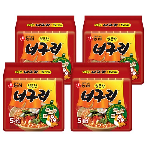 너구리 얼큰한 맛 120g, 20개