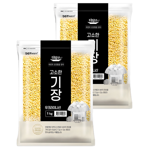 더담은 고소한 기장, 1kg, 2개