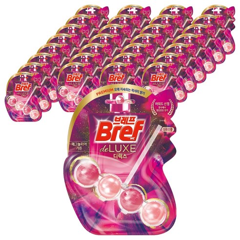 브레프 디럭스 변기세정제 매그놀리아 가든, 50g, 30개