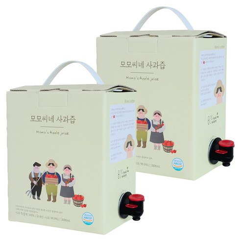 모모씨네 사과즙, 2개, 3L