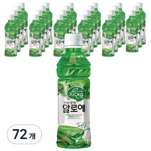 자연은 알로에 음료, 340ml, 72개