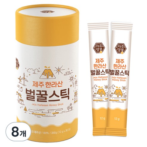 제주 한라산 벌꿀스틱 7호 30p, 360g, 8개