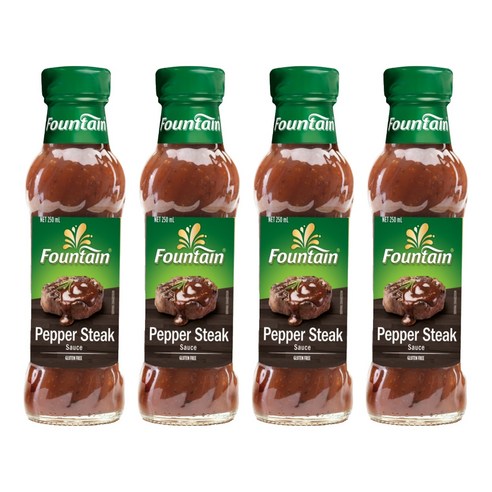 파운틴 페퍼 스테이크소스, 250ml, 4개