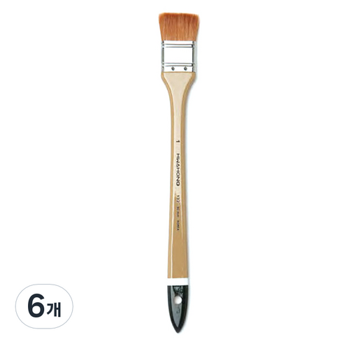 화홍 넓은붓 132, F 1호, 6개