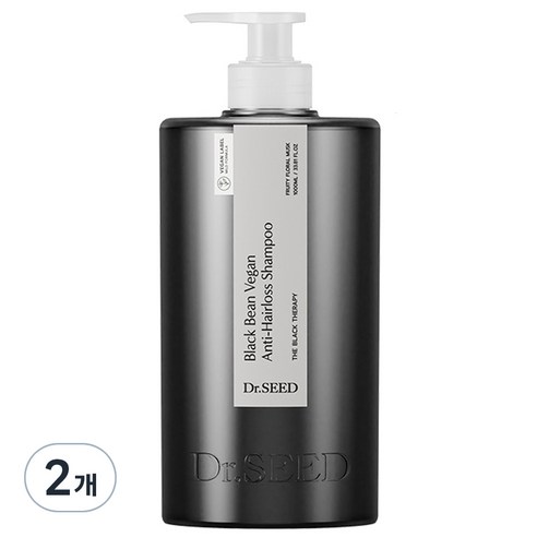 닥터시드 블랙빈 비건 탈모 샴푸, 1000ml, 2개