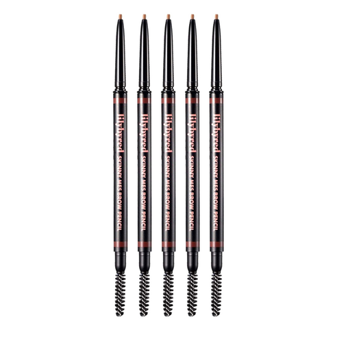 릴리바이레드 스키니 메스 브로우 펜슬 0.06g, 02 미디엄 브라운, 5개