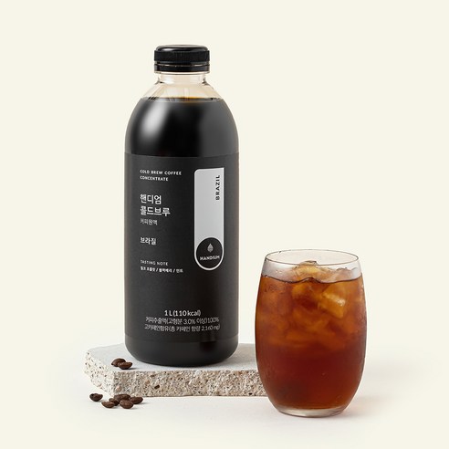 [로켓프레시] 핸디엄 콜드브루 원액 브라질, 1L, 1개