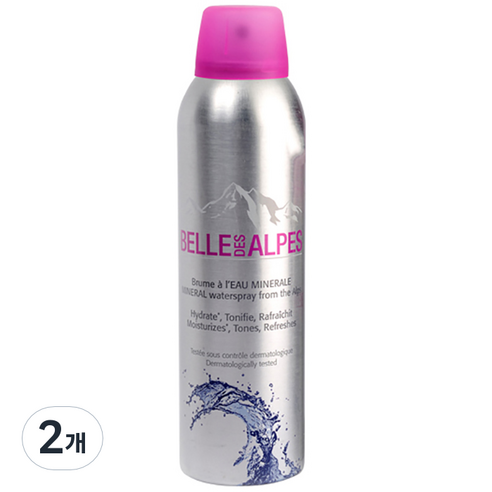 벨데스 알프스 미네랄워터 스프레이, 150ml, 2개