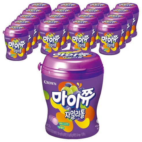 마이쮸 자일리톨 포도, 110g, 18개