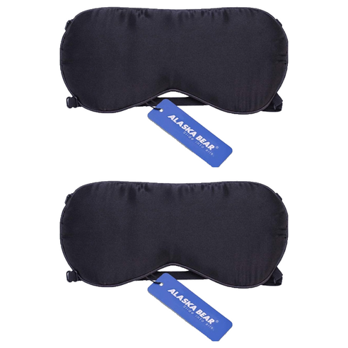 알래스카베어 수면실크안대 고급형, 1개입, 2개