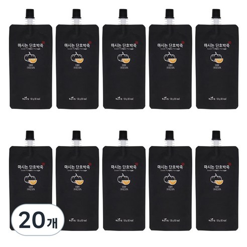 두손드림 아침 바로먹는 한끼 단호박죽, 130g, 20개