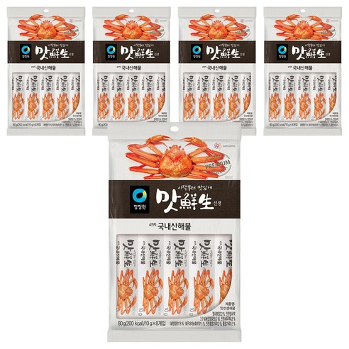 맛선생 해물 스틱, 80g, 5개