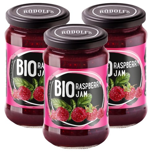 루돌프 유기농 라즈베리잼, 400g, 3개