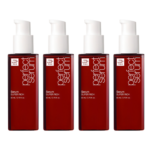 미쟝센 퍼펙트 슈퍼리치 극손상케어 헤어 세럼, 80ml, 4개