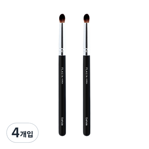 플라리아 클래식 아이홀 브러쉬, 혼합 색상, 4개