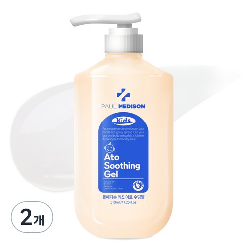 폴메디슨 키즈 아토 대용량 수딩젤 510ml, 2개