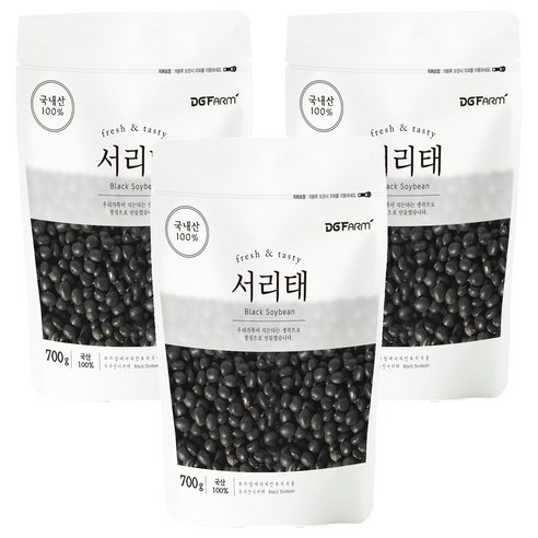 건강한밥상 국산 서리태, 700g, 3개