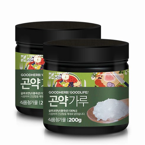 조은약초 곤약가루, 200g, 2개