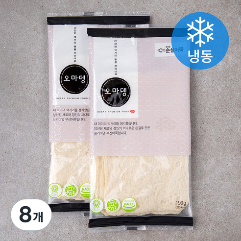 오마뎅 순살어묵 (냉동), 190g, 8개
