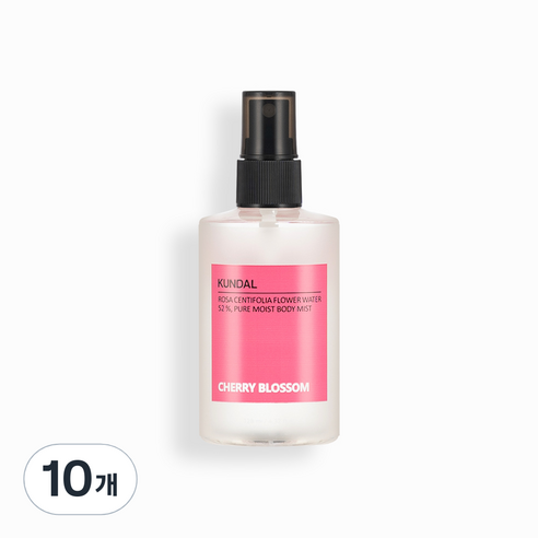 쿤달 퓨어 바디미스트 체리블라썸향, 128ml, 10개