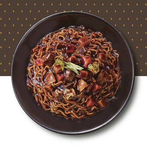 집에서 즐기는 깊은 맛의 짜장 라면