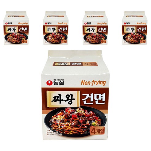 짜왕 건면 119g, 20개