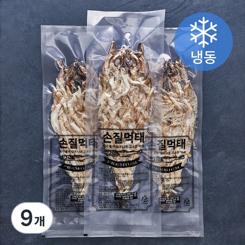 해맑은푸드 손질먹태 (냉동), 80g(중), 9개
