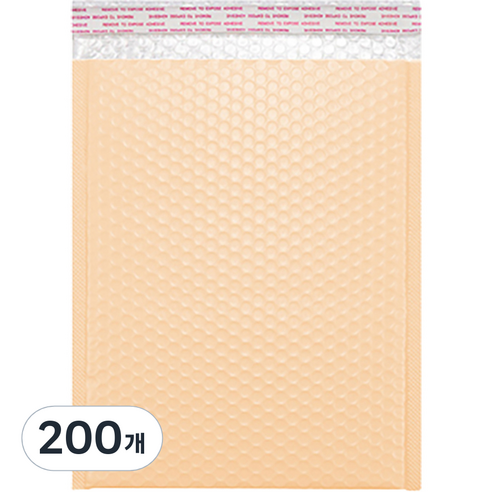 마켓감성 컬러 안전 봉투 베이지, 200개