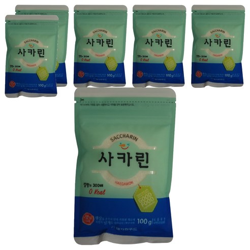 해가원 햇살나래 사카린, 100g, 6개