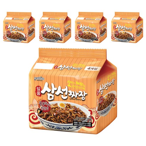 팔도일품 삼선짜장 120g, 20개