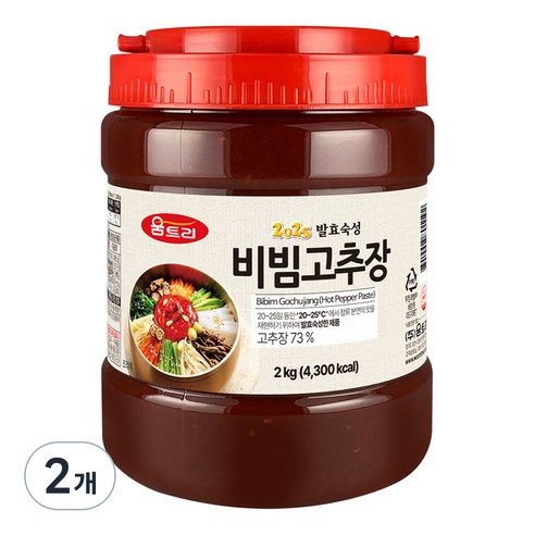 움트리 비빔 고추장, 2kg, 2개