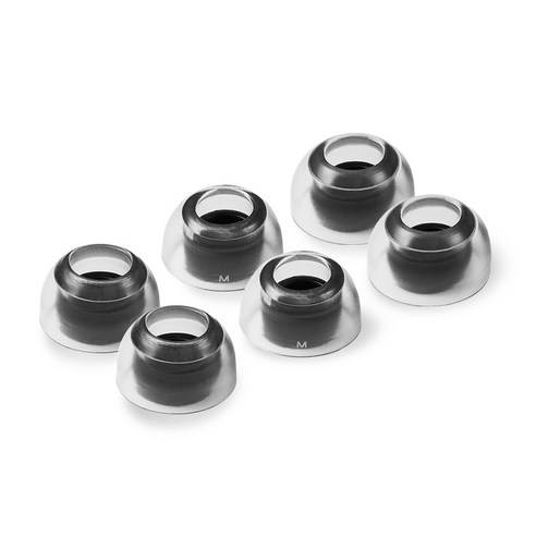 아즈라 크리스탈 갤럭시 버즈 프로용 이어팁 6p, 패키지8, Clear Gray, 1세트